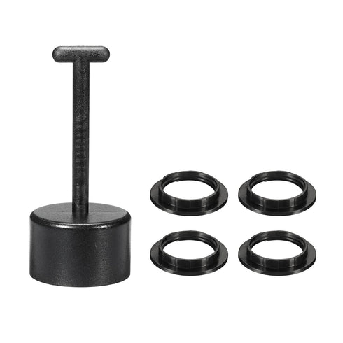 MECCANIXITY E26/E27 Socket Ring Removal Tool, T Type with Lamp Shade Socket Rings, Light Replacing Accessories