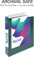 Samsill Durable 1.5 Inch Binder, Made in the USA, D Ring Customizable Clear View Binder, Green, 4 Pack