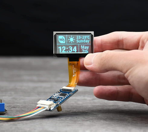 UeeKKoo 1.51inch Transparent OLED Compatible with Raspberry Pi 5/4B/3B+/3B/A+/Pi Zero W/Pi Zero 2W,