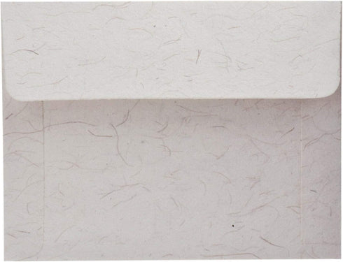 Purpledip Paper Card-Envelope Pack (Set of 10) 'Serenity' - Handmade Organic Paper Cards