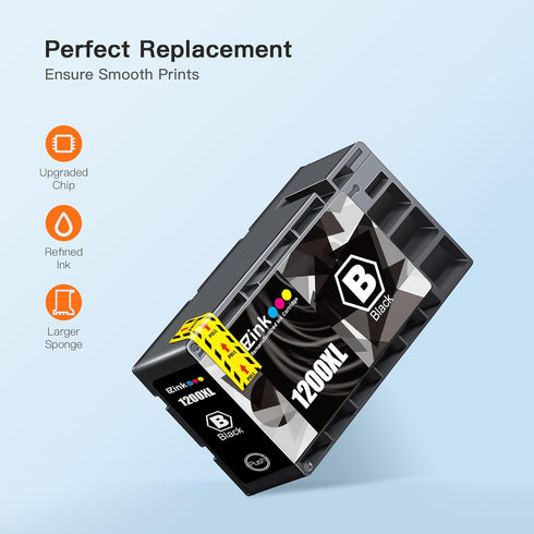 E-Z Ink Compatible Ink Cartridge Replacement for Canon PGI-1200XL for Maxify MB2720, MB2320, MB2120 (9 Pack)