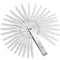 Stainless Steel Feeler Gauge: Dual Marked Metric and Imperial Measuring Tool (32 Blades, 0.03-1 mm)