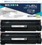 LCL Compatible Toner Cartridge Replacement for HP 85A CE285A, 2-Pack Black
