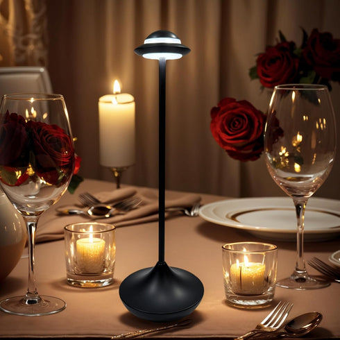 BWHSHK 3-Level TD011 USB Rechargeable Night Lamp,Portable Table Lamp for Bedroom/Living Room Brightness Desk Lamp