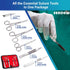 Suture Kit (30 Pcs) for Training Suture Pad Practice Kit for Medical Dental Vet Training Students, Including Large Silicone Pad,Tool Kit with Needles-Demonstration Purpose Only