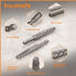 Screw Extractor Set, 11 Pieces Metric Drill Bit Set for Removing Broken Screws, Bolts, and Studs