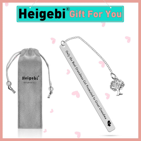 Great Grandma Bookmark Great Grandma Baby Announcement Gift Baby Reveal Gifts for New Grandma Baby Shower Gift Grandma