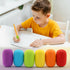 Fampery 6-Pack Pencil Grips for Kids Handwriting - Reusable Foam Tubing Pencil Grips for Kids and Adults - Colorful
