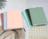Yansanido Spiral Notebook, 6 Pcs A5 Thick Plastic Hardcover, Graph Paper, 80 Sheets - 160 Pages, 6 Colors