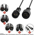 FFZZKJ 16.4Ft/5M IP68 24AWG 2 Extension Cable for Christmas String Lights Waterproof Extension Lead Extension Cord