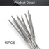 Utoolmart Steel Wire Tube Brush, 12" x 1/4", Spiral Long Handle Cleaning Brush for Tube Bottle Pipe Welding Slag