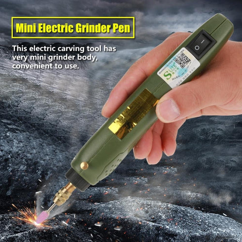 WALFRONT Mini Electric Drill Grinder Tool Set, Multifunctional Variable Speed Rotary Kit for Carving, Polishing,