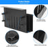 Desk Side Storage, Under Desk Laptop Mount with Hanging File Organizer and Magnetic Pen Holder for Office