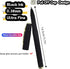 Fengtaiyuan 038P18 Black Gel Ink Rollerball Pens, Comfortable Grip, Ultra Fine 0.38mm, 18-Piece Box