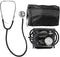 MABIS Blood Pressure Cuff and Dual Head Stethoscope Kit, Home Sphygmomanometer with Calibrated Nylon Cuff, Professional