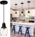 WILON Pendant Lights for Kitchen Island, Seeded Glass Mini Pendant Light Fixtures