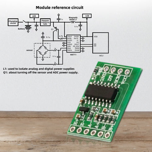 HX711 Load Cell Amplifier Breakout Weight Weighing Sensors Ad Module, Analog to Digital Converter for Arduino