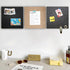 Large Brown Felt Pinboard, 12"x12"-1/2" Thick, 6 Pack Self-Adhesive Cork Board for Walls, Soundproof Vision Board with
