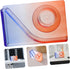 Gradient Color Small Tape Holder Mini Desktop Office Tape Dispenser Packing Cutter (red and Blue Mini Stickers Clear Stickers ' Stickers Household Tape Dispenser Desk Tape Pp by Ciieeo