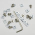 150 Sets Screws Nuts Kit for 2020 Series Corner Bracket Connector, 150Pcs M5 T Nuts + 150Pcs M5 Screws
