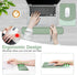 Set, MOSISO Wrist Rest Support for Mouse Pad&Keyboard Rectangular Ergonomic Mousepad Non-Slip Base Home/Office Pain