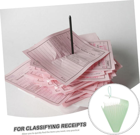 EXCEART Portable Folder Organ Bag, B6 Bills Holder, Accordion Receipt Organizer for Bills and Receipts, Plastic Storage