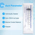 5pcs 350ml Syringe, Extra Large Plastic Syringes for Glue Dispensing, Scientific Labs, Watering, Refilling, Multiple