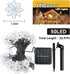Solar Flower String Lights Outdoor Waterproof, 50 LED Upgraded Fairy Light for Garden, Patio, Lawn Party