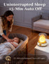 Dimmable Smiley Night Light for Baby Nursery, Rechargeable LED Candle Lamp, Eye, Caring Mood Light with Timer, Cute