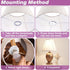 4pcs E27 OIIKI Lamp Shade Adapter Ring, White Lamp Shade Reducer Rings, Plastic Lampshade Adapter Converter Replacement