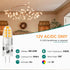 G4 Bulb 12V, Bulbs 2W, 3000K, T3 20W Non-dimmable, Pack 10 DiCUNO LED JC Bi-Pin Base Light Warm White Halogen