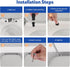 BOHUIZ 6 Pack Toilet Seat Hinge Bolt Screws, Metal Toilet Seat Bolts Stainless Expanding Rubber Seat Cover Screws