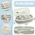 Jutom 39 Pcs Aesthetic Book Annotation Kit, Pencil Case Bag with Highlighter Gel Pen, Sticky Notes, Bible Study Supplies