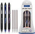 WRITECH Retractable Gel Ink Pens, Low Center of Gravity 0.7mm Multicolor Medium Point with Refills