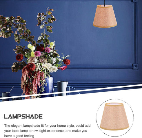 6.69 Inch Cartoon Printed Fabric Lamp Shade Decorative Table Lamp Cover Kids Room Ceiling Light Accessory