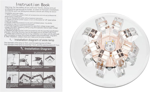 7" 6500K Closet Crystal Ceiling Lamp, Flush Mount Ceiling Light LED Chandelier Fixtures for Bedroom Hallway Kitchen