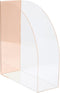 C.R. Gibson Pink Acrylic Mirror Desktop Organizer, 4'' x 12'' x 10''