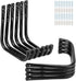 Whrsinlor Garage Storage Hooks, 10 Pack Heavy Duty Ladder Hooks, 6.7Inch/17cm Wall Mount