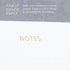 Elegant Executive Notepads, Minimalist Gold Foiled Memo Pads, Dotted Layout, 3 Pack, 225 Sheets Total, Eco-friendly