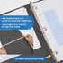 BAZIC 3 Ring Binder, 1.5" Economy View Organizer, Black, Round Ring, Holds 280 Sheets, 1-Count