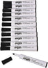 School Smart Low Odor Dry Erase Marker, Chisel Tip, Black, Pack of 12, 40 lb - 24 Inches x 1000 Feet