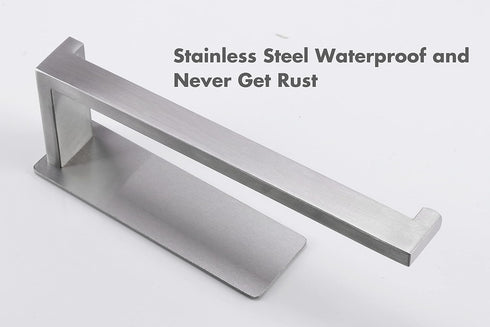 SUS304 9 Hand Towel Holder, Strong Self Adhesive Hand Towel Ring, Thicken Stainless Steel Hand Towel Bar/Rack, No