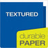 Oxford Twin-Pocket Folders, Textured Paper, Letter Size, Royal Blue, Box of 25, Holds 100 Sheets