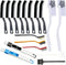 Htydjd 17Pcs Crevice Cleaning Brush Tool Multifunctional Hard Bristle Gap Cleaning Supplies for