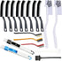 Htydjd 17Pcs Crevice Cleaning Brush Tool Multifunctional Hard Bristle Gap Cleaning Supplies for