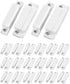QWORK MC-31 Wired Surface-Mounted NC Magnetic Door Window Contact Sensor Alarm, Pack of 5
