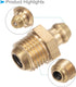 Brass Straight Grease Fitting M10x1mm Metric Hydraulic Grease Nipple - 20 Pieces for Replacing Missing Oil Fitting