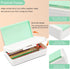 Pencil Box for Office Supplies Storage Organizer Box, Double Layer Large Capacity Pencil Boxes, Plastic Crayon Box with