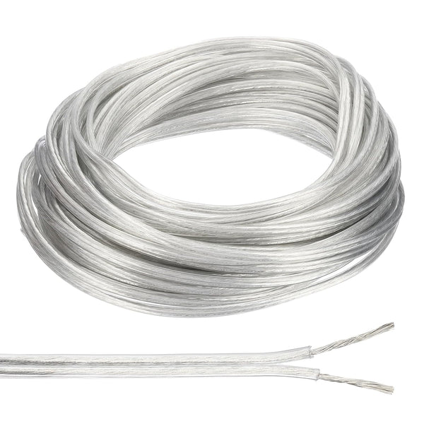 PATIKIL 65Ft 18/2 PVC Covered Wire, 300V SPT-1 Lamp Cord Insulated Heat