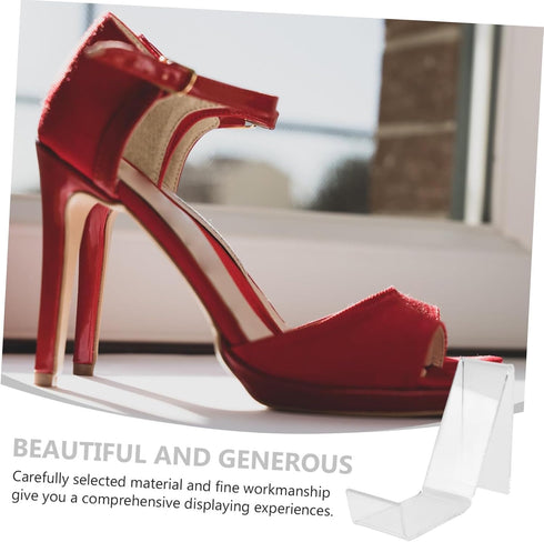 2pairs MAGICLULU High Heels Display Stand Shoe Rack for Mall Wall-Mounted Storage Holder